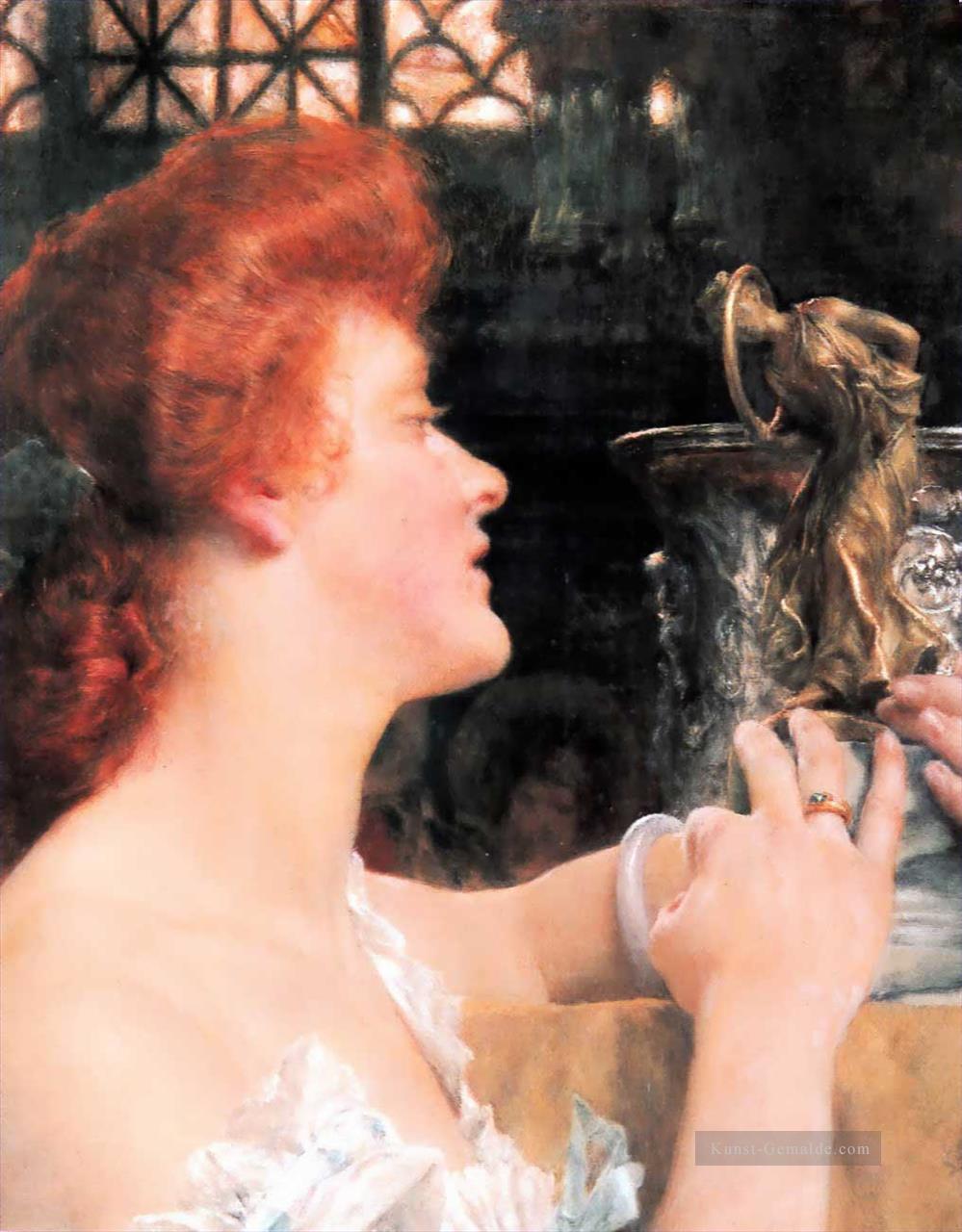 goldene Stunde romantischer Sir Lawrence Alma Tadema Ölgemälde